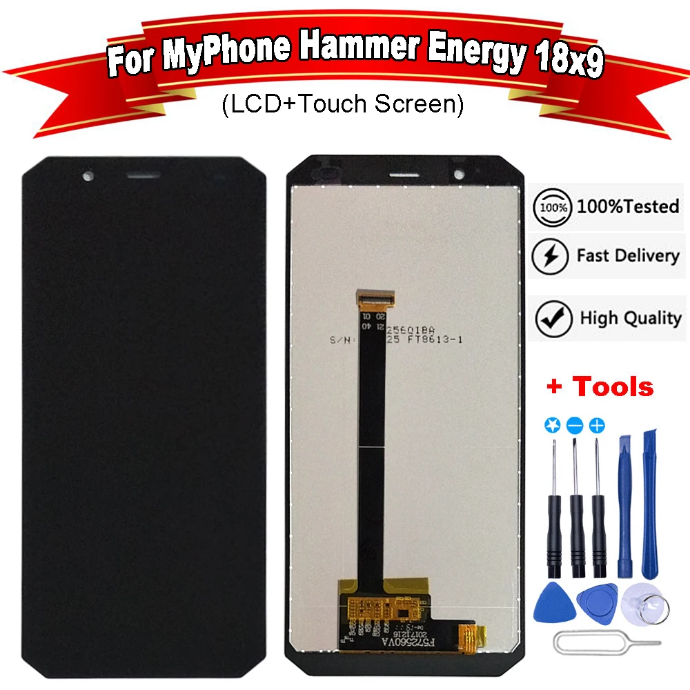 ЖК дисплей для MyPhone Hammer Energy 18x9 + сенсорный экран 5 7 дюйма в сборе 100%