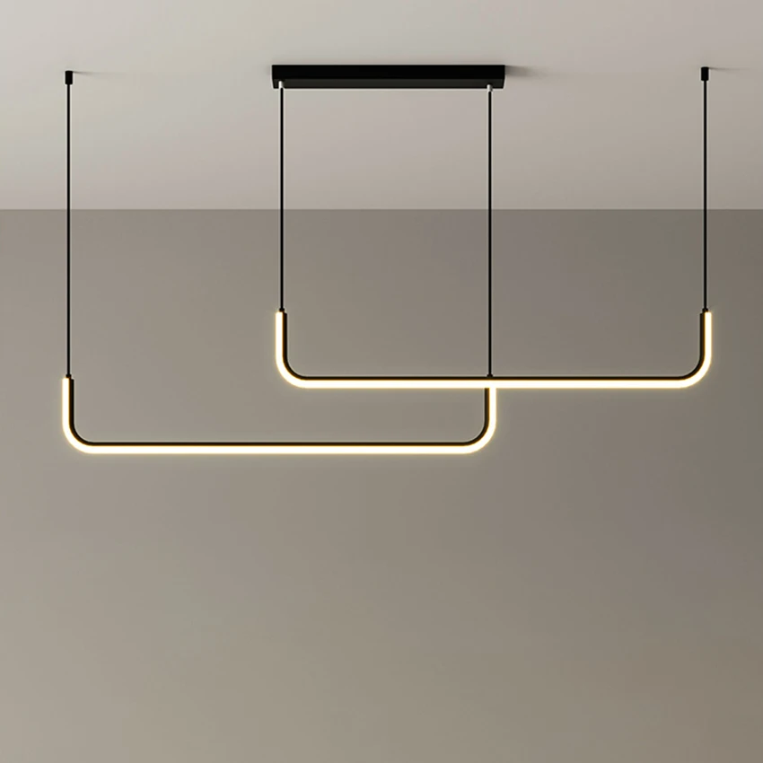 Скандинавская светодиодная Подвесная лампа современный простой светильник