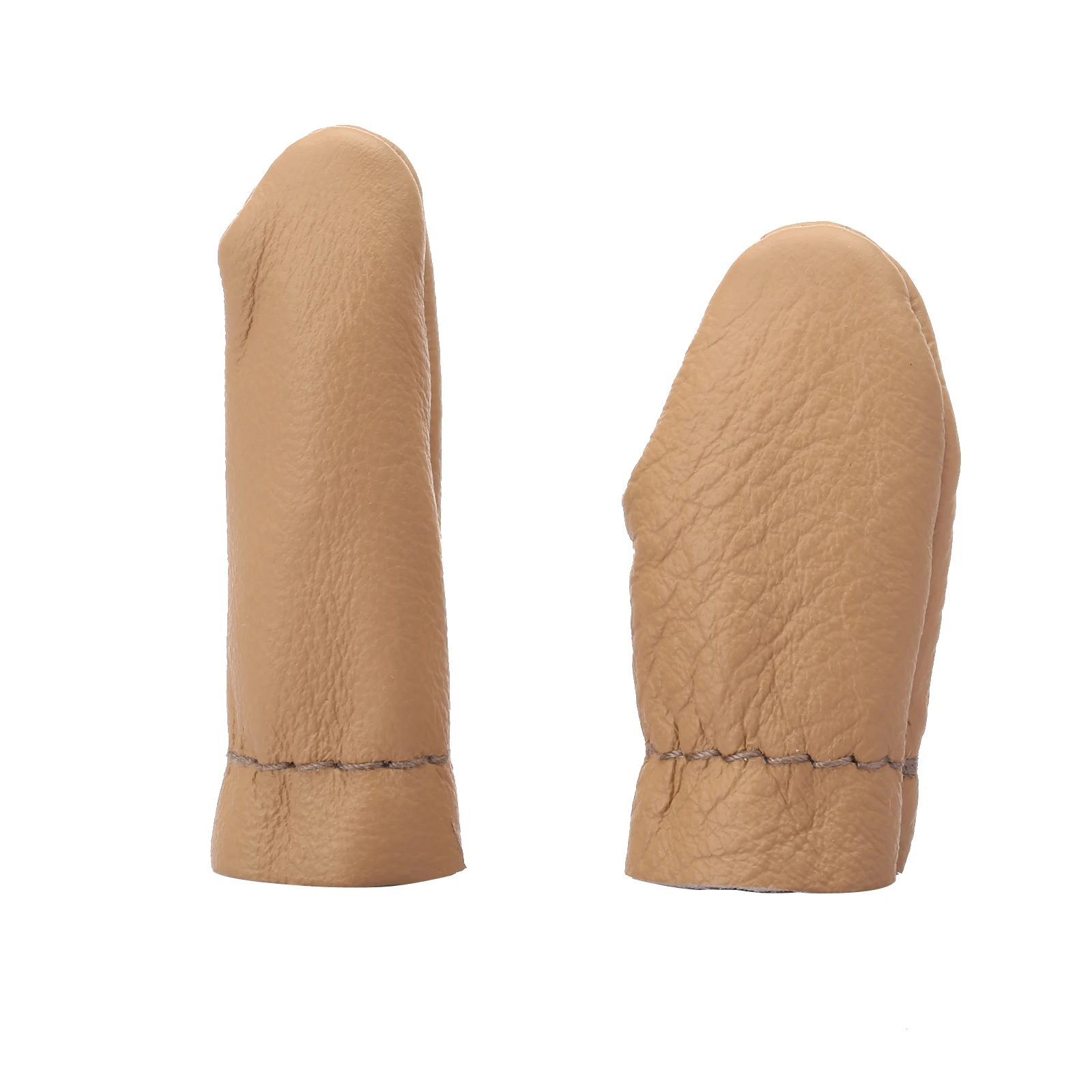 

2Pcs/1Pair Thumb Index Finger Protector Guard 6.5cm Safe Leather Needle Felting DIY Handmade Leather Craft Embroidery Tool