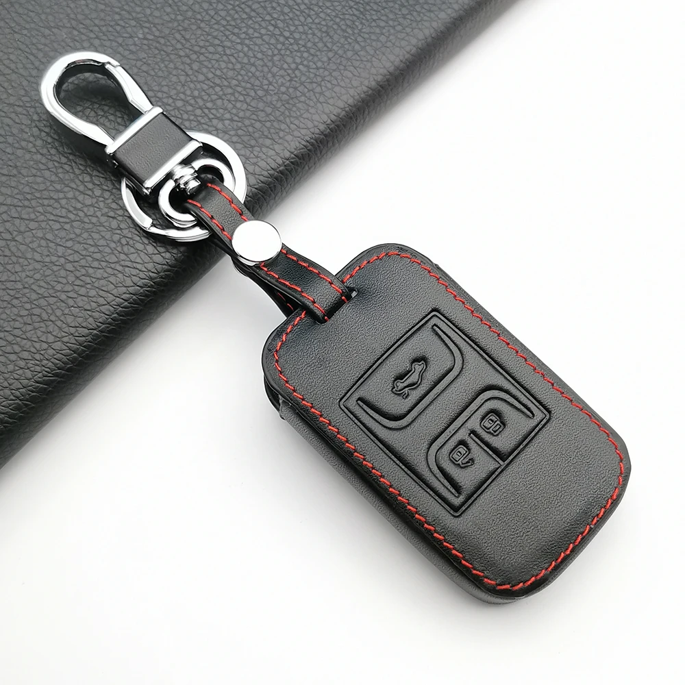 

3 Buttons Leather Car Key Case Cover Bag For Chery Tiggo Arrizo 8 7 5X 2019 2020 Keychain Smart Key Holder Interior Accessories