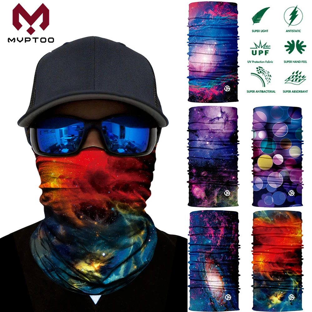 Бесшовная 3D бандана Galaxy Magic чехол для лица мотоцикла езды на мотоцикле шарф труба