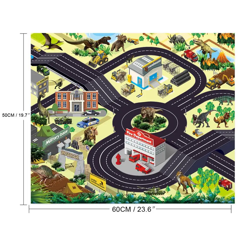 Игрушечный динозавр игровой коврик развивающий реалистичный Набор для создания