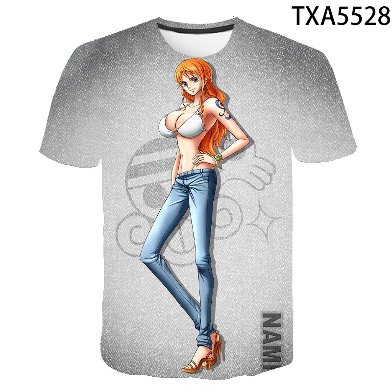 

Летняя футболка с 3D принтом аниме, цельный Повседневный Топ с коротким рукавом для мужчин, женщин и детей, модная уличная одежда для мальчик...