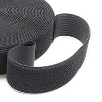 25 yards 25mm black fastener tape velcros hook and loop tape cable ties sewing accessories