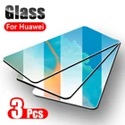 Закаленное стекло 9H для Huawei P20 P30 P40 Lite pro, защитная пленка для экрана huawey mate 20 30 lite p30lite, 3 шт.