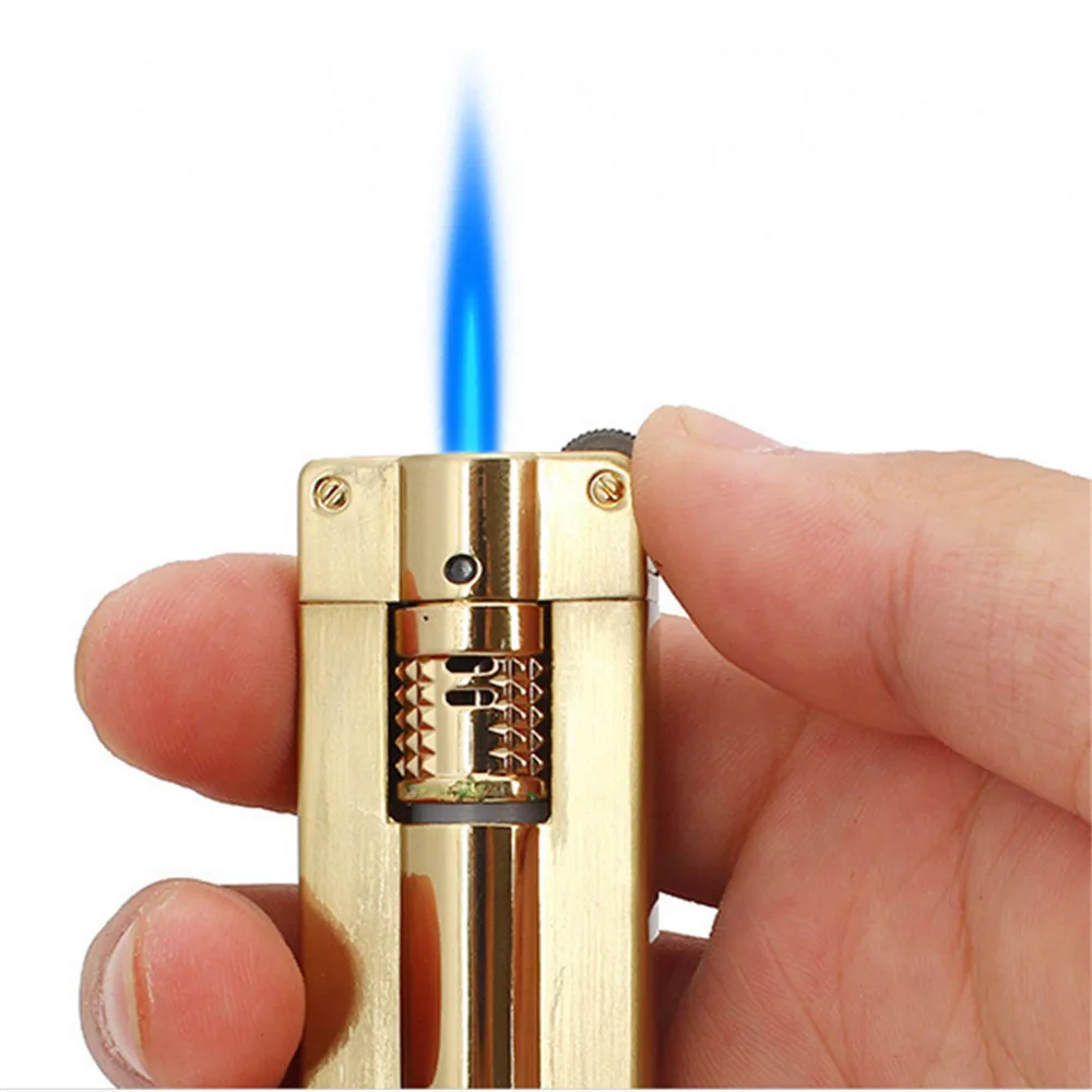 Шлифовальный круг компактная Бутановая струйная зажигалка газовая синяя