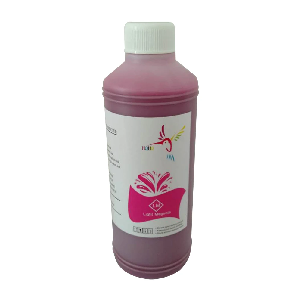 Light Magenta HQHQ Многоразовые Эко сольвентные чернила 500 мл бутылки для Epson GS6000 Принтер цифровая печать 8 цветов доступны - Цвет: Light Magenta