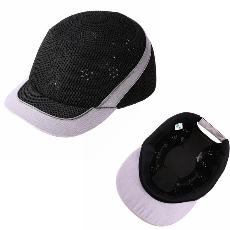 Защитный шлем с отражающими полосками противоударный дышащий светильник 4 цвета