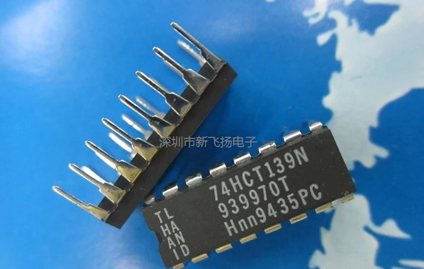 10 шт. 74HCT139N HCT139 декодер/DEMUX DUAL 2 4 16DIP чип IC новый|10pcs|pcs |