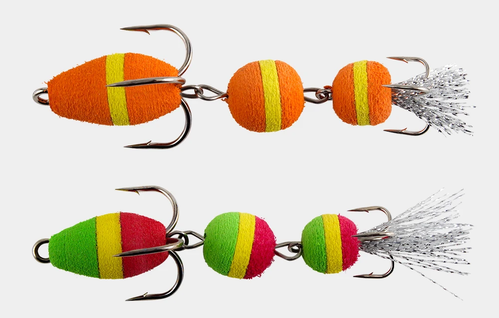 Señuelos de pesca coloridos con diseños vibrantes para una pesca efectiva