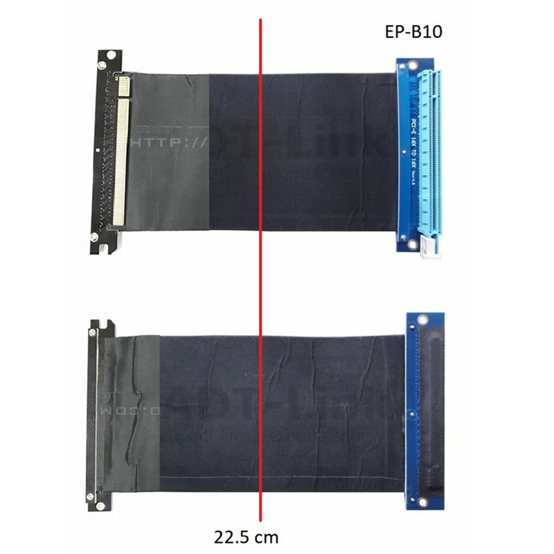 Гибкий кабель PCI-Express PCIe3.0 16x к для GTX1080TI firepro w7100 / radeon RX580 VEGA64 pro wx5100 | Компьютеры и