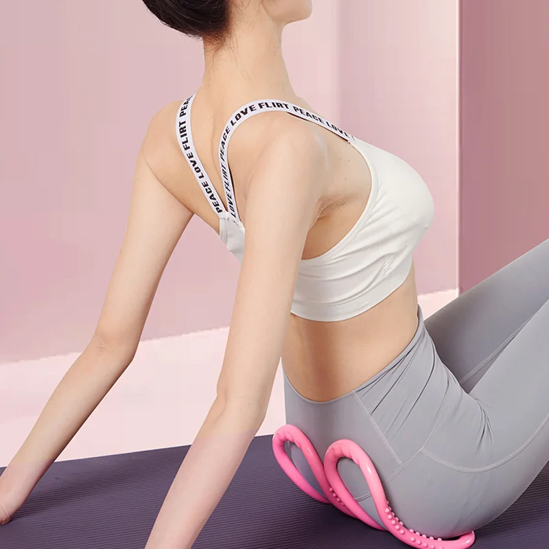 Yoga circle Pilates fascia stretch muscle relaxation thigh abdomen and leg exercise acupuncture yoga ring | Спорт и развлечения