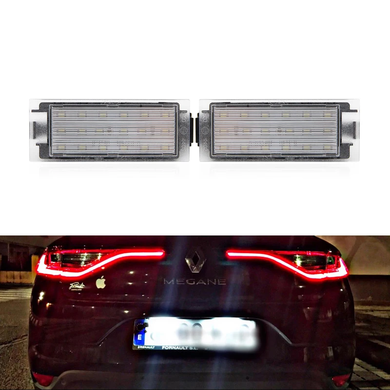 2 шт. Автомобильные светодиодные лампы для номерного знака|Сигнальная лампа| |