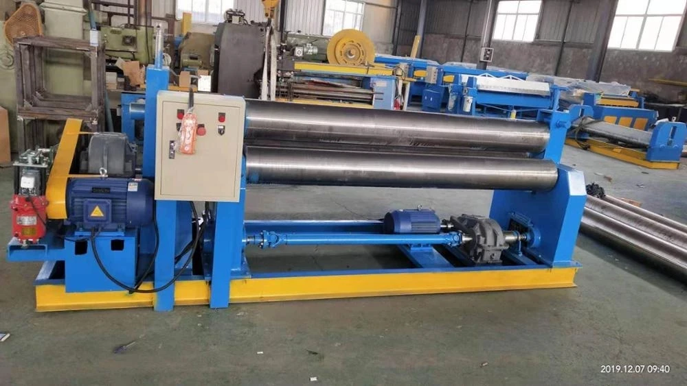 W11-8x2000 Полуавтоматическая электрическая металлическая пластина 3 ролика