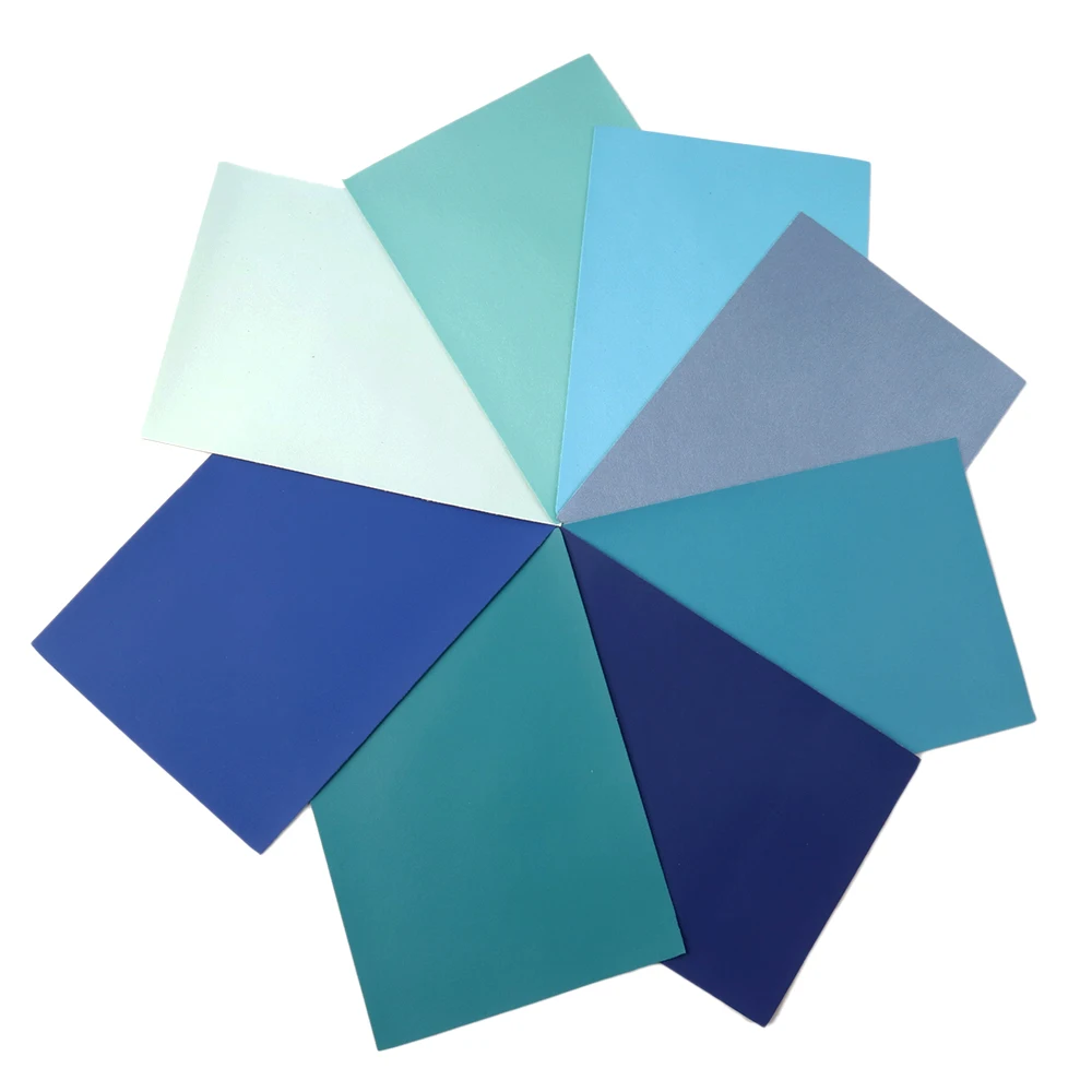 David Энджи 8 шт./компл. A5 размер перламутровый однотонный лист из искусственной