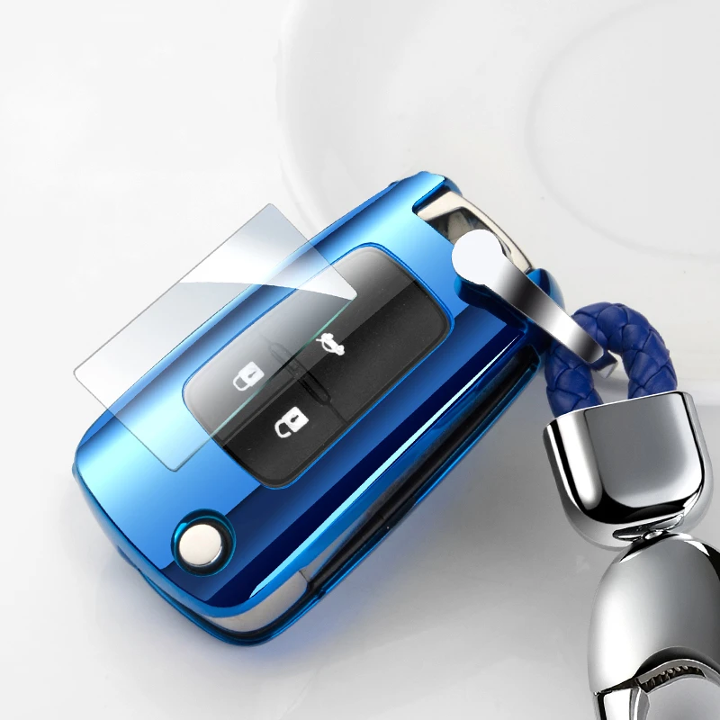 

High Quality Soft TPU Car Key Case Full Cover For Buick Chevrolet Cruze Opel Vauxhall Insignia Mokka Encore Auto Fold Key Shell