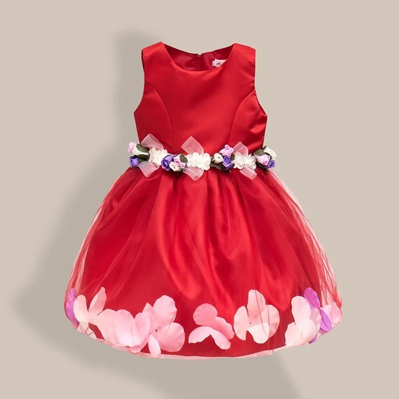 VIMIKID/Новинка; модное платье с блестками и цветочным рисунком для вечеринки, дня рождения, свадьбы; одежда принцессы для маленьких девочек; Детские платья