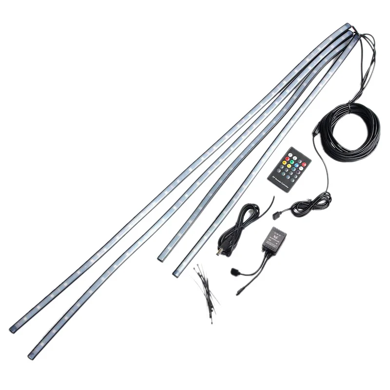 Яркая автомобильная светодиодная лента неоновый светодиодный автомобильный