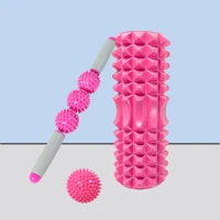 gym fitness pilates foam roller blocks trainer suit yoga column massage relax ball stick for back waist arm leg foot massage