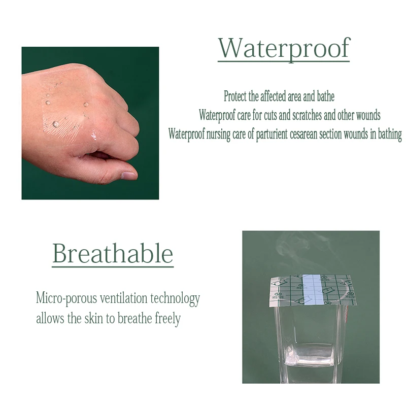 10 м рулон тату-пленки послеуход водостойкие бинты лист клейкая обертка против