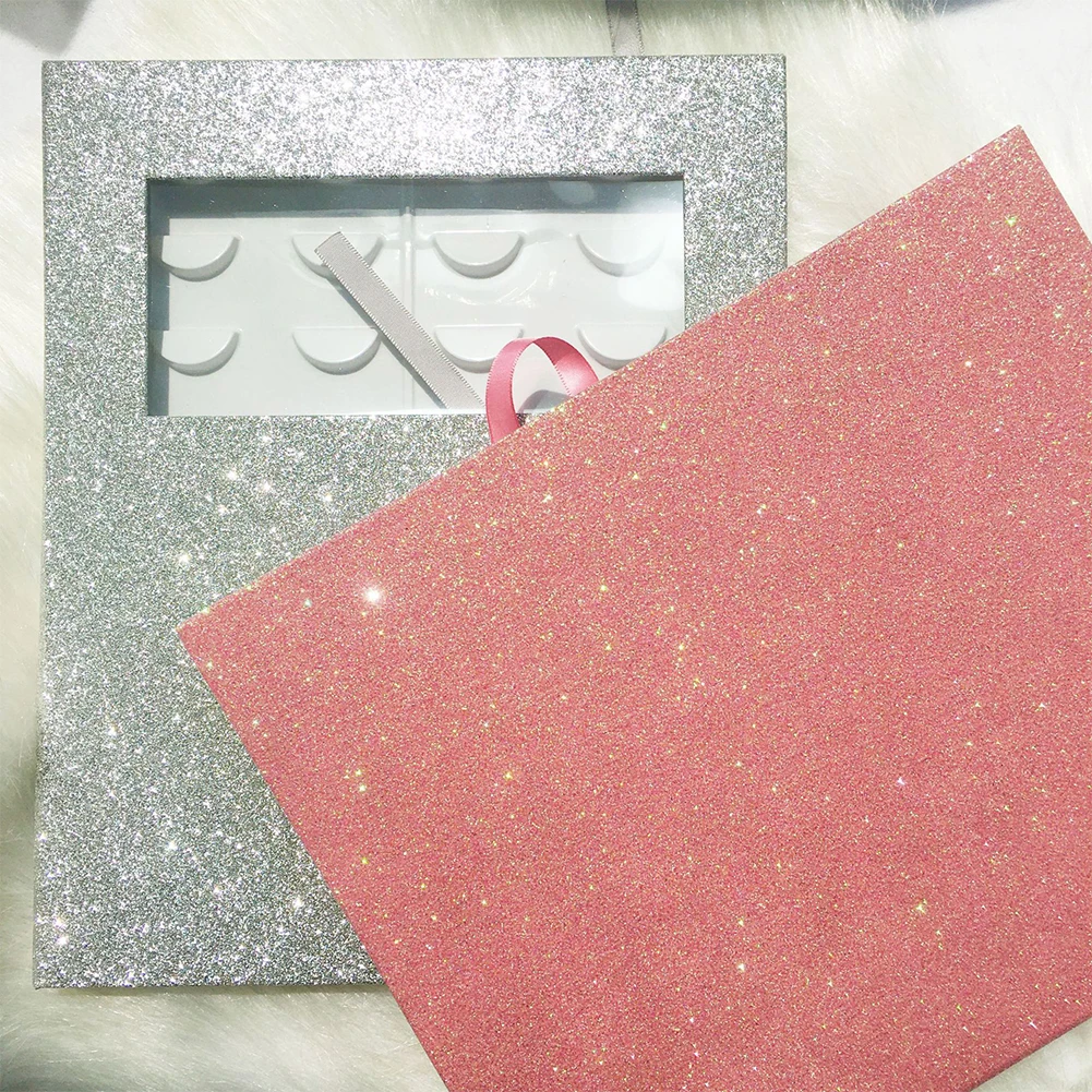 16 пара Портативный пустая коробка-органайзер для хранения ресниц чехол демо