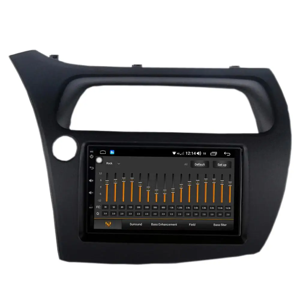 Восьмиядерный процессор COIKA Android 8,1 система авто стерео для Honda Civic 06-12 gps Navi приемник ips wifi 4G LTE 4+ 64G ram OBD DSP SWC