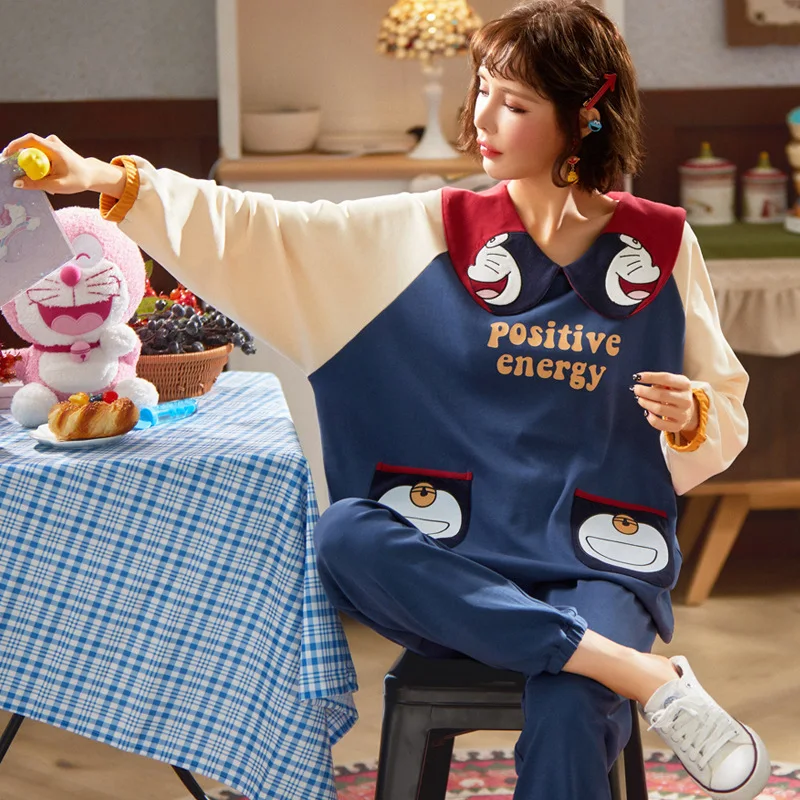 

Fast Shipping Women Pajamas Set Autumn Winter Pyjamas Letter Sleepwear Home Clothes For Women Sexy Lingerie