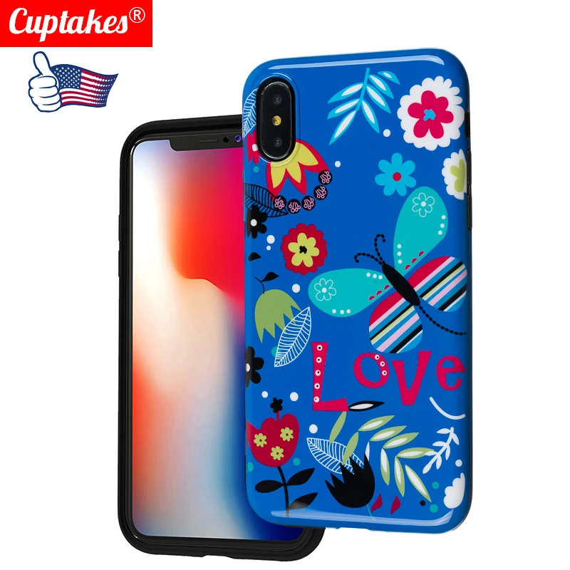 Роскошный глянцевый мягкий силиконовый чехол для Apple iPhone 7 8 Plus X 10 XS Max XR 6S 6 с милым