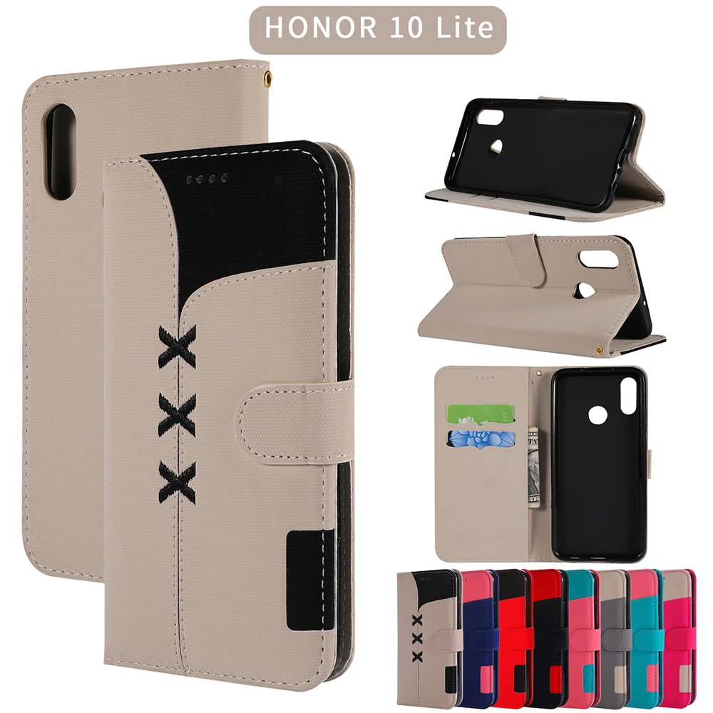 Для huawei Honor 10 Lite 8X7 S 7A Y6 2019 Y5 2018 Nova 3i чехол из искусственной кожи держатель для карт