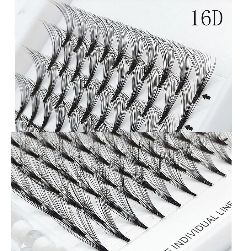 Предварительно сделанные объемные вентиляторы ресницы русский объем