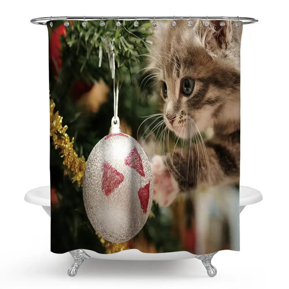 Рождественские аксессуары для ванной Рождественский красный шар пятизвездочный