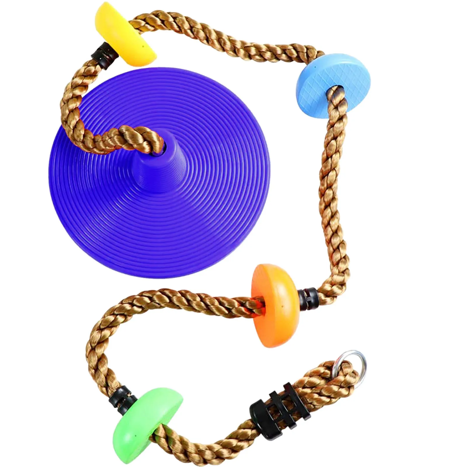 12'' Climbing Rope With Platform &amp Disc Tree Swing Seat Set Fun For Kids Outdoor Playground Hanging Play Entertainment Activity |