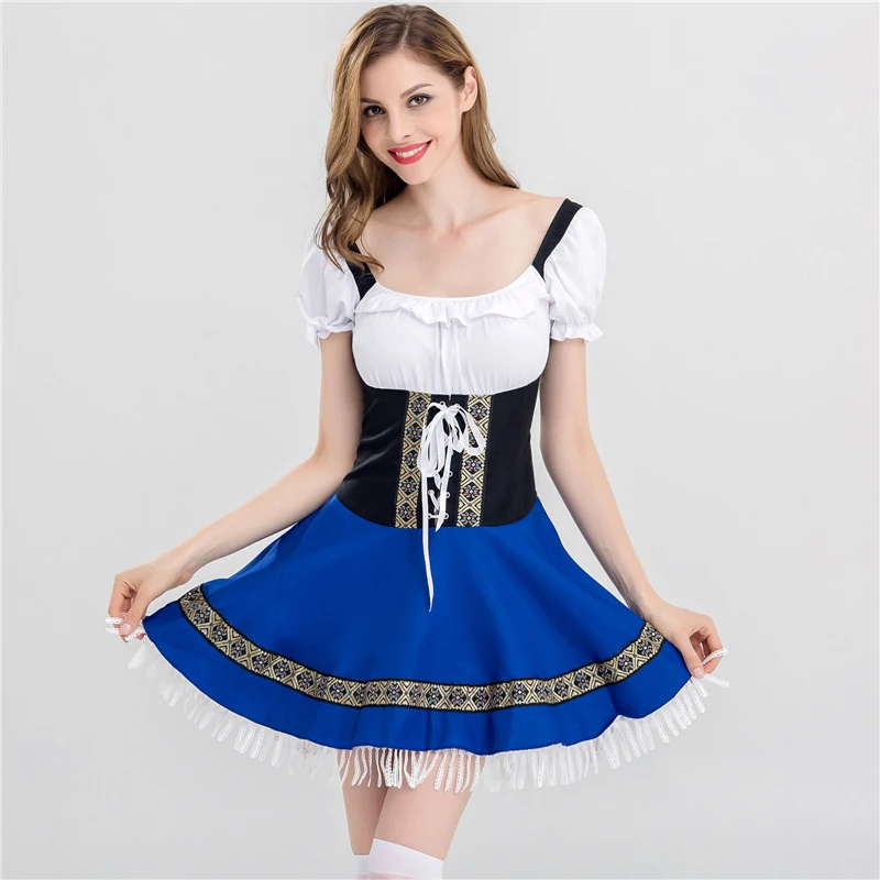 

Halloween Theme Cosplay Germany Beer Clothes Dress Clothing Dress Costumes COS Adult Apparel Christmas Bar Party Sets