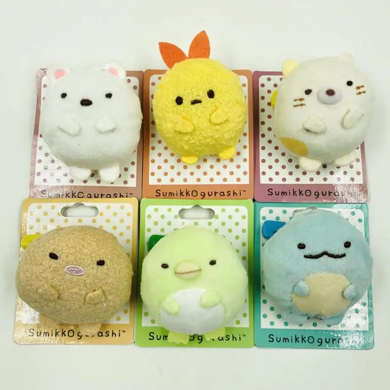 1 шт. изысканные японские плюшевые значки Sumikko Gurashi милые на рюкзак булавка брошь