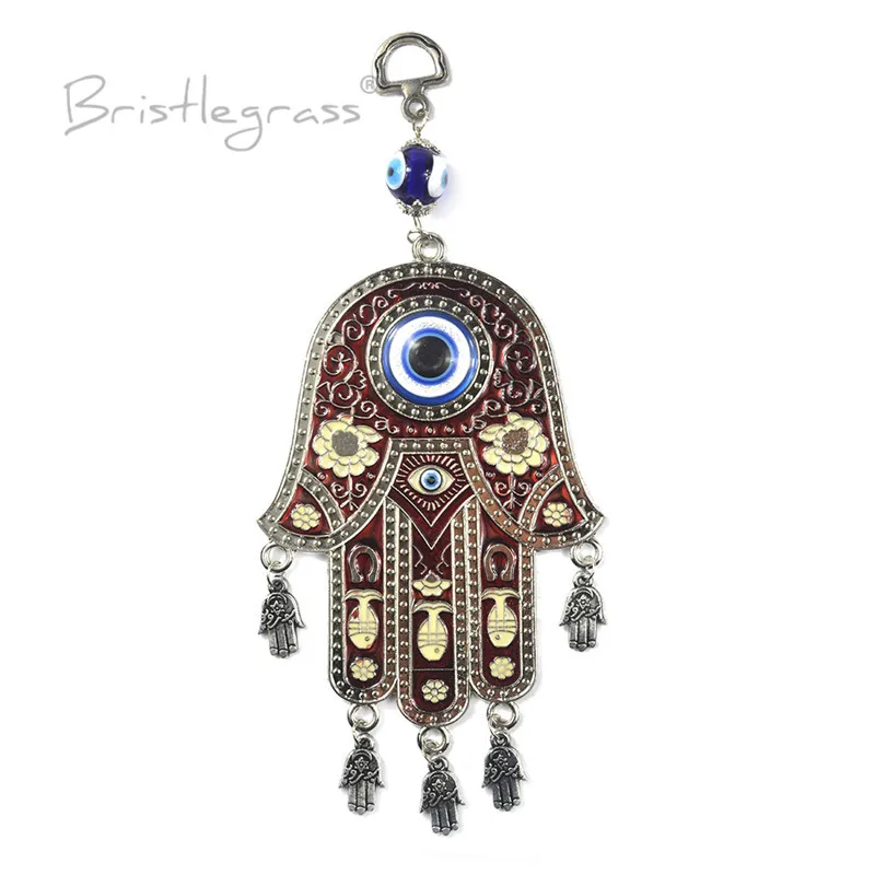 Настенная подвесная подвеска с изображением турецкого голубого сглаза Хамса