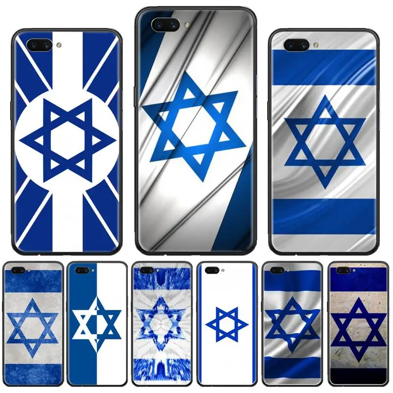 

Beautiful greenIsrael flag Phone Case For OPPO F 1S 7 9 K1 A77 F3 RENO F11 A5 A9 2020 A73S R15 REALME PRO