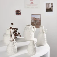 ins white ceramic vase nordic living room flower arrangement stars all over the sky bedroom living room home furnishings vase