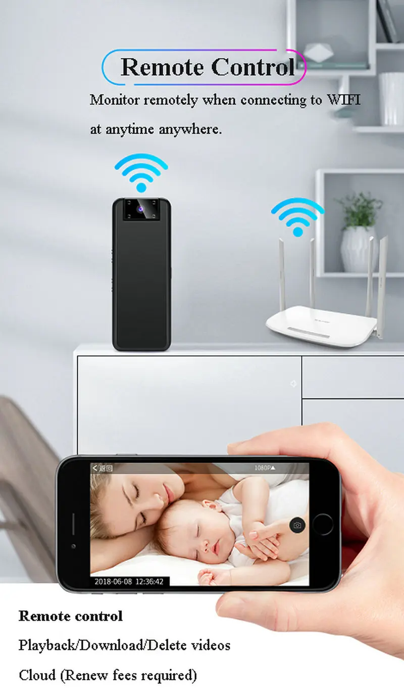 A8 мини-видеокамеры HD 1080P Диктофон фото полицейская ручка wifi камера тело изношенная Спортивная камера 128 ГБ запись обнаружения движения