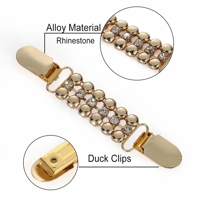 2 шт. женский кардиган свитер блузка булавка для шали брошь клипсы воротник Ретро