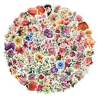 100 шт., водонепроницаемые наклейки для ноутбука, холодильника, чемодана, гитары