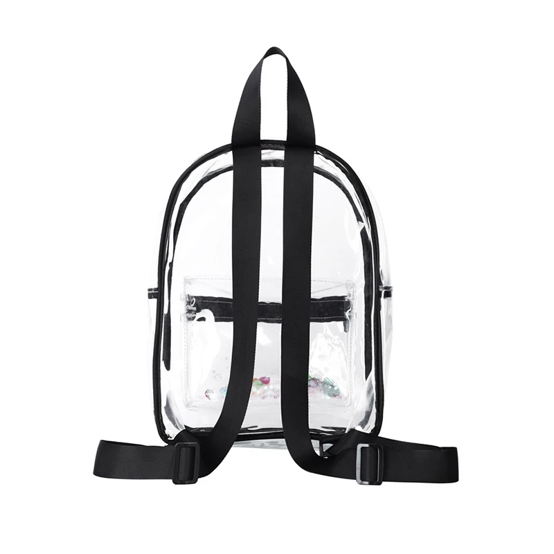 Прозрачные Разноцветные студенческие рюкзаки высококачественные Молодежные
