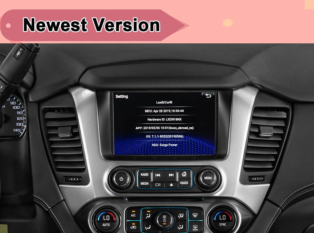 Android 7,1 Автомобильный мультимедийный видео интерфейс gps навигационная коробка для Impala Chevrolet- год по Lsailt