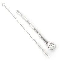 handmade washable drinking straw drinks tools bar accessories stainless filter