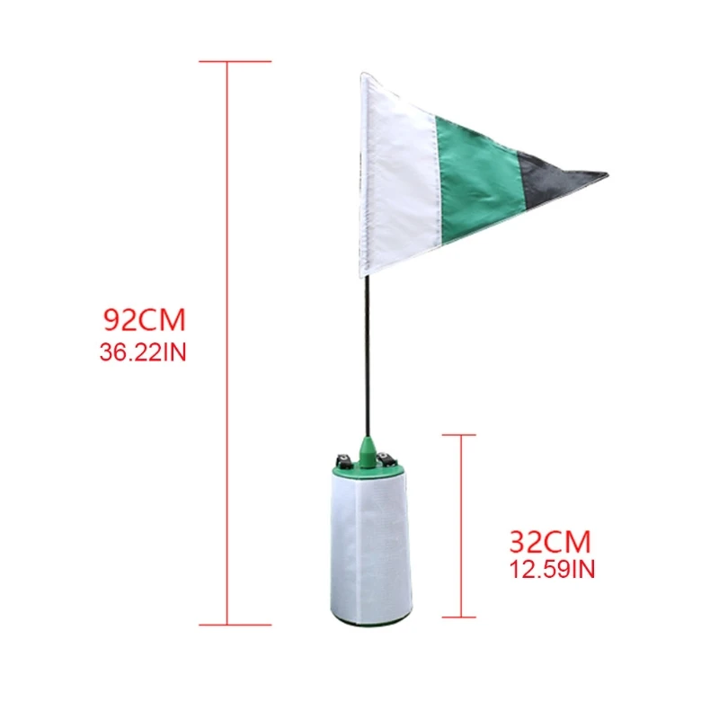 

Indoor Practice Golf Hole Cup Premium Flagpole Hole Protect Green Hole Training Aids for Practice Stick Golf in Garden Backyard