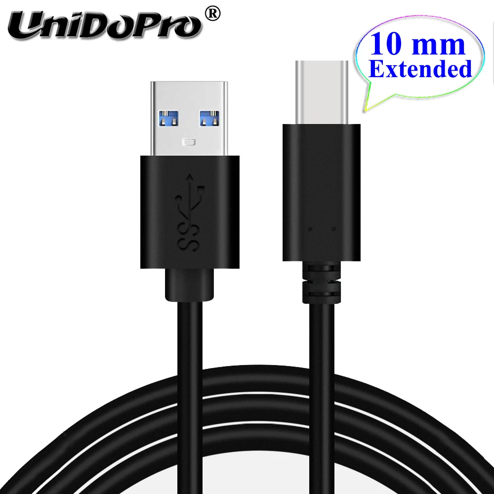 10 мм Расширенный Шнур USB-C type C кабель для быстрой зарядки для Blackview CAT Oukitel UMiDiGi Doogee Ulefone Leagoo Zoji прочные телефоны