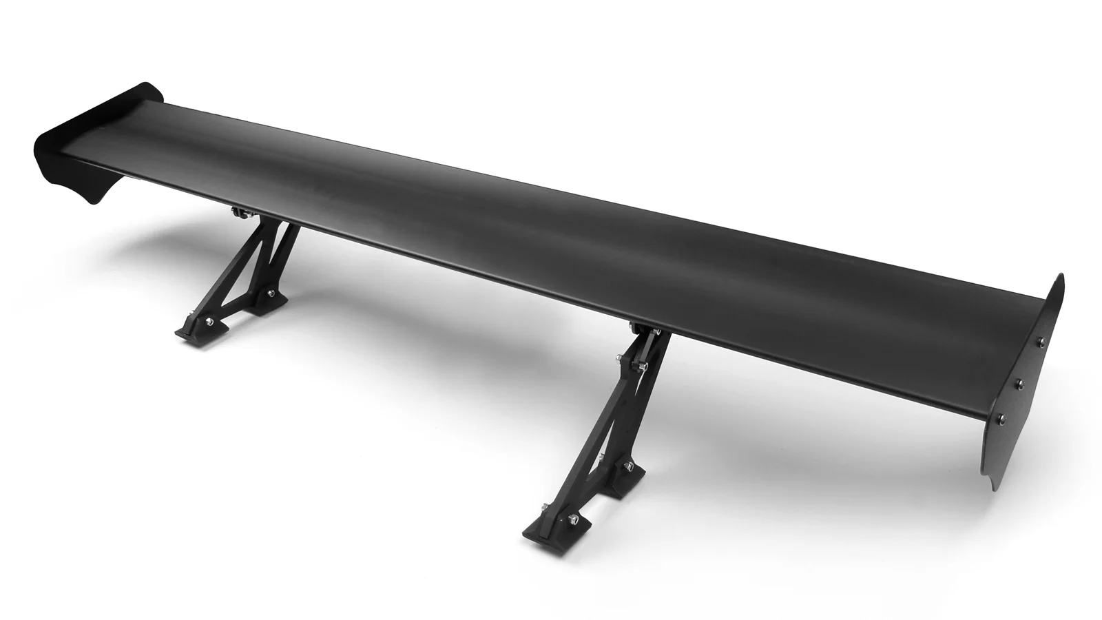 

Areyourshop Universal Sedan Adjustable Aluminum GT Rear Trunk Wing Racing Spoiler Black 05#