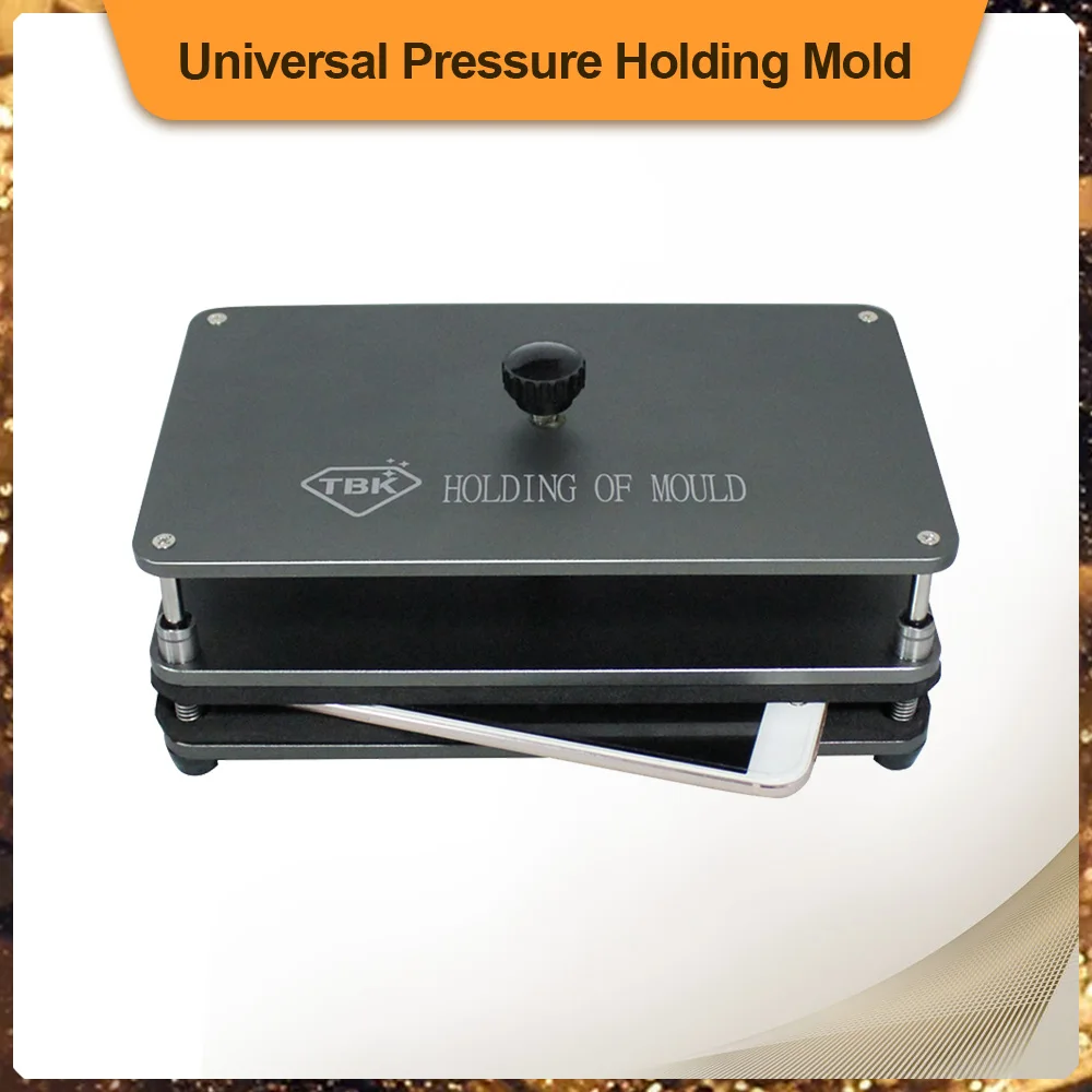 

laminating Phone TBK Universal Pressure Holding Mold Frame Dispensing Laminating Protecting Mould With Middle Frame Laminating