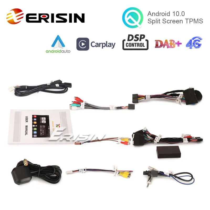 Автомобильная Мультимедийная система erisar ES8799S 9 дюймов Android 10 0 CarPlay и
