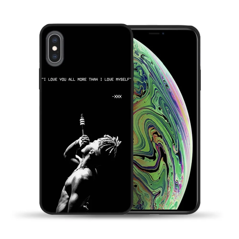 Чехол для телефона из мягкого ТПУ Rap Singer Lil Peep Xxxtentacion силиконовые чехлы iPhone X XS XR MAX 7