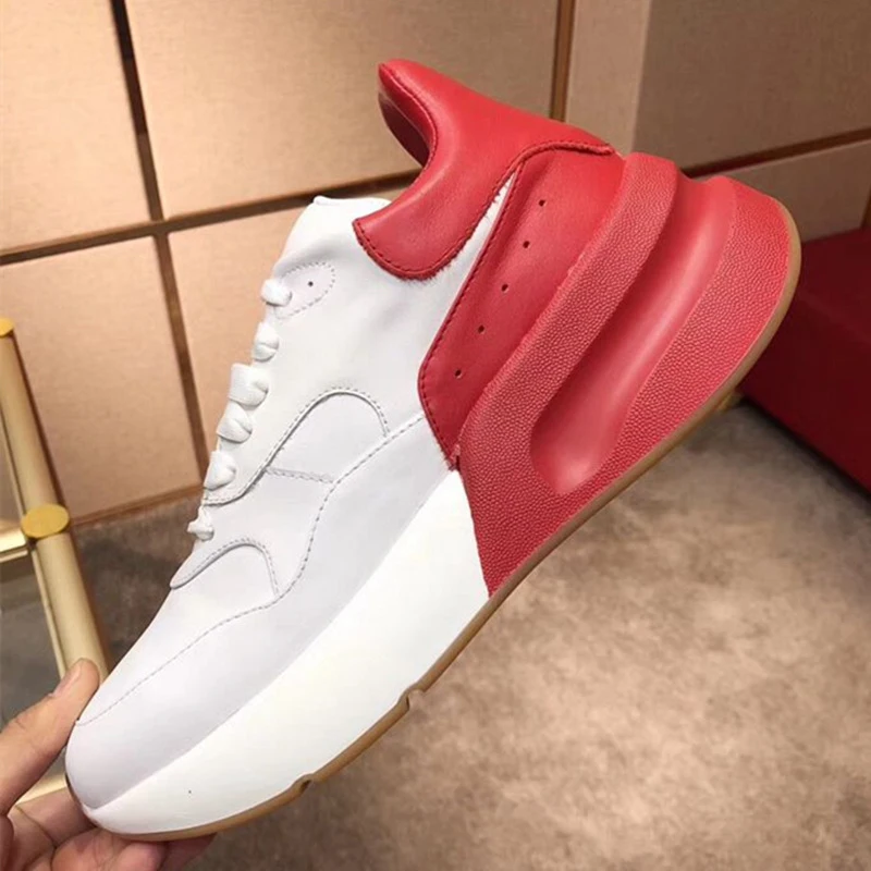 Мужская повседневная обувь из натуральной кожи высокого качества для влюбленных